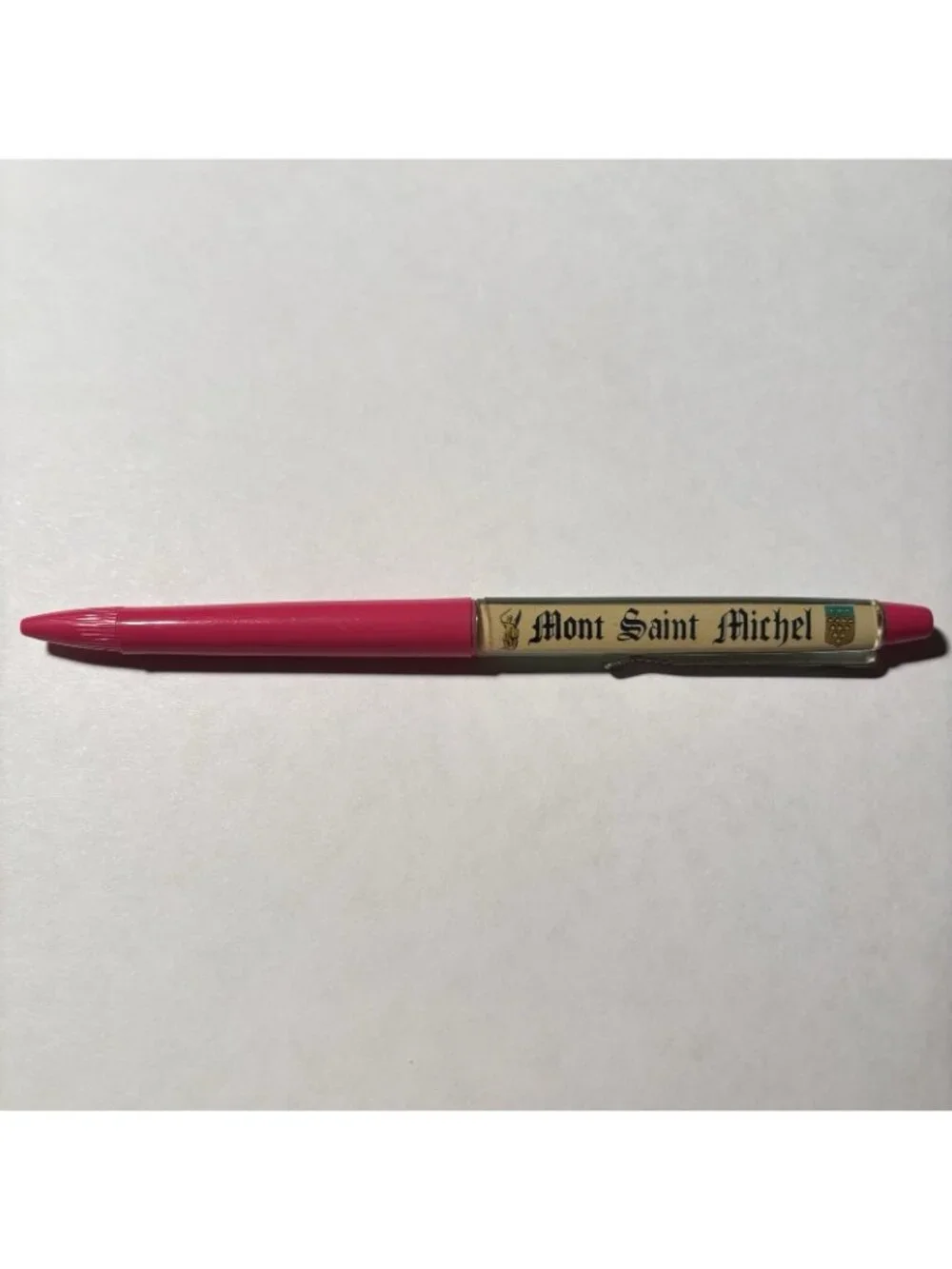 Mont Saint Michel France Floaty Pen Shepherd Sheep Flock Moves Abbey Church Vtg
